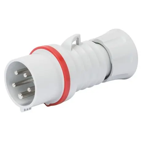 Fisa industriala trifazica mobila, 16A, 460V, 3P+E(11h), IP44, IK09, Gewiss GW60710H