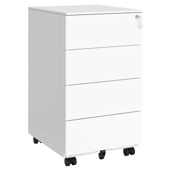 Fiset dulap birou Alb Songmics 39x45x69.4 cm