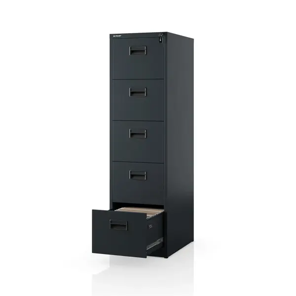 Fiset metalic pentru documente antracit: SARA V5, 460 x 1625,5 x 600 mm Dulap cartotecă metalic, antracit, 460x1625,5x600 mm: SARA V5