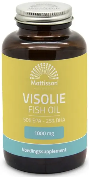 Fish oil, 1000 mg, 60 capsule, Mattisson Healthstyle