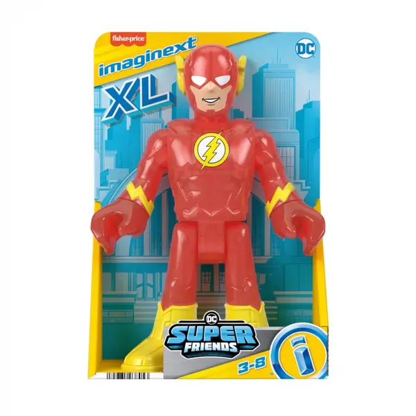FISHER PRICE IMAGINEXT DC SUPER FRIENDS FIGURINA FLASH XL