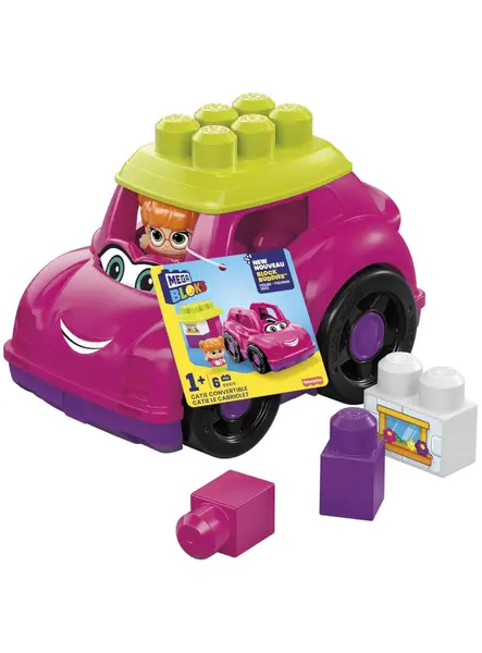 Fisher Price Mega Bloks Block Buddies Catie Convertible Vehicle (gxx10)