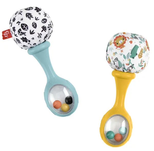 Fisher Price Rattle - Maracas, 2 bucăți