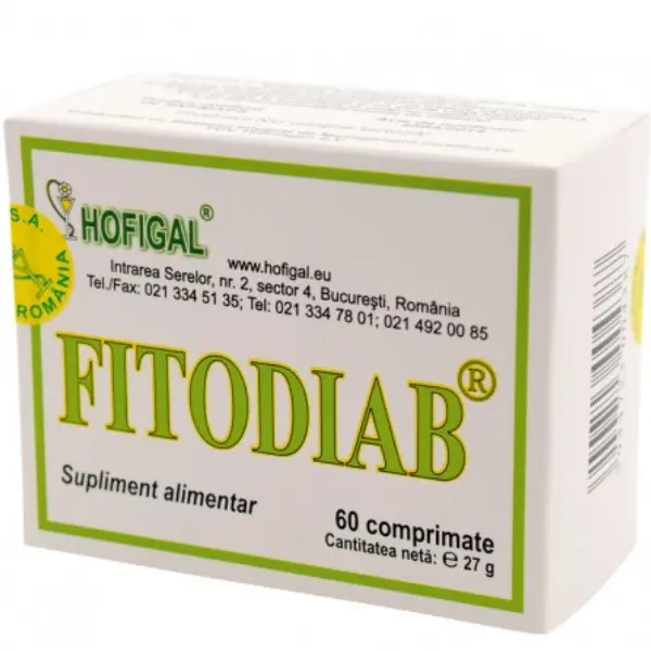Fitodiab, Hofigal | 60 comprimate