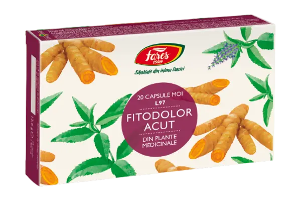 Fitodolor Acut L97, 20 capsule moi, Fares