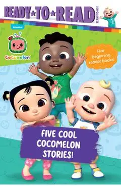 Five Cool Cocomelon Stories!: I Like School!; This Is the Way We Play; The Balloon Boat Race!; Hide-And-Seek Fun!; Cece Has a Little Cat - Maggie Testa