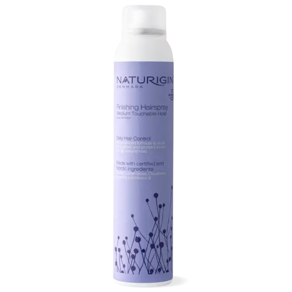 Fixativ cu sustinere flexibila si aspect natural pentru uz zilnic Finishing Hairspray, 200ml, Naturigin