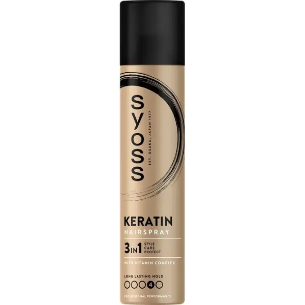 Fixativ Syoss Keratin Style Perfection pentru Fixare Puternica, 300 ml