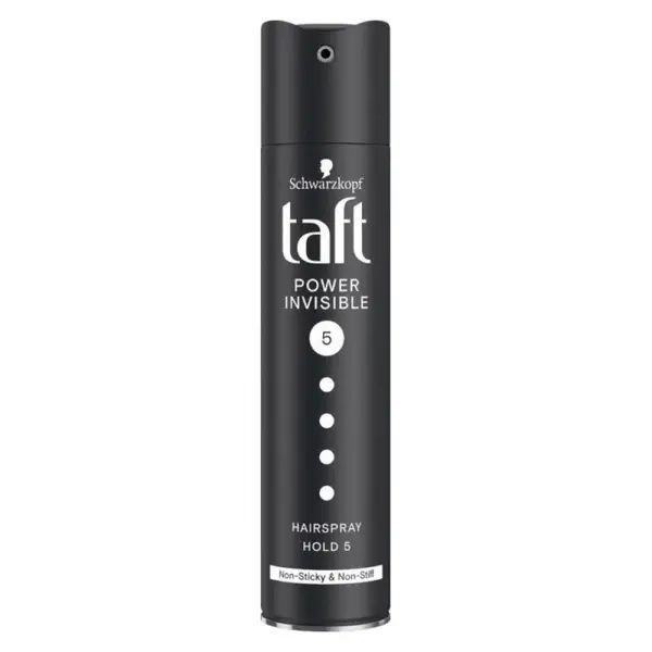 Fixativ Taft Power Invisible, Nivel Fixare 5, Formula Vegana, 250 ml