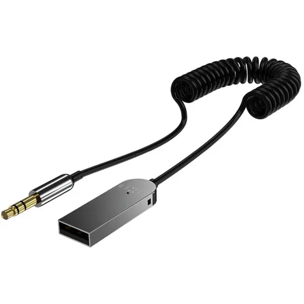 Fixed Adaptor audio Jack la USB pentru masina Fixed, gri, FIXSIG-AL-GR
