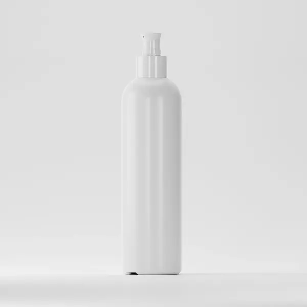 Flacon HDPE 250ml, Alb - Filet 24mm – Cu Pompită Albă
