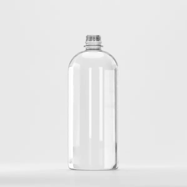 Flacon PET 1L Rotund, transparent – fără capac