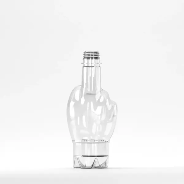 Flacon PET 370ml, Transparent – 30 grame – Filet 28mm – Fara Capac