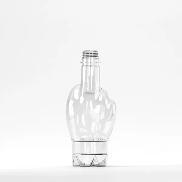 Flacon PET 370ml, Transparent – 30 grame – Filet 28mm – Fara Capac
