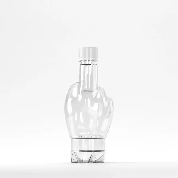 Flacon PET 370ml, Transparent – 30 grame – Filet 28mm – PCO 1810 (cu capac)