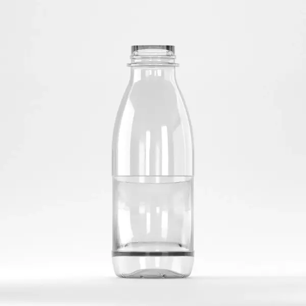 Flacon PET 500ml, Transparent - Filet 38mm (fără capac)