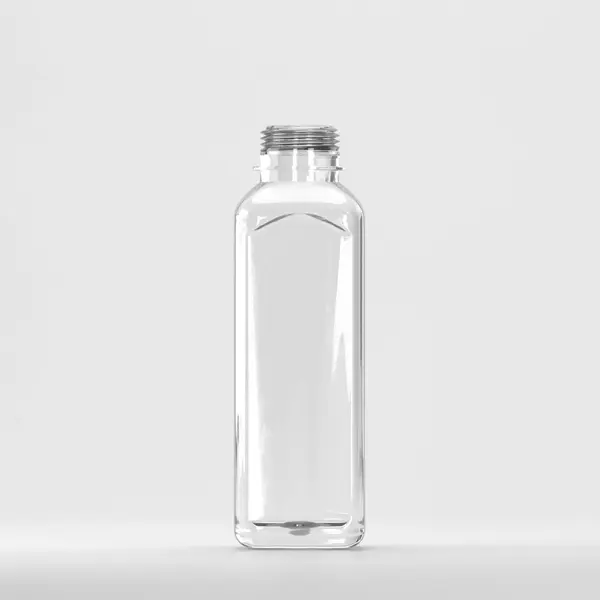 Flacon Pet 500ml,Transparent-filet 38mm(fara capac)