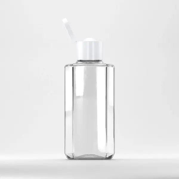 Flacon PET 75ml, Transparent - Filet 18mm, Cu Capac Flip Top