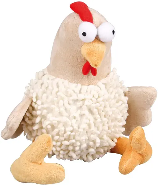 FLAMINGO Jucărie pentru câini Big Chicken din pluş 20x12x30cm
