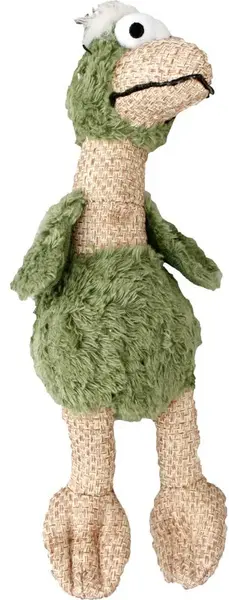 FLAMINGO Jucărie pentru câini, Raţă din pluş, 30x12x8cm, Verde