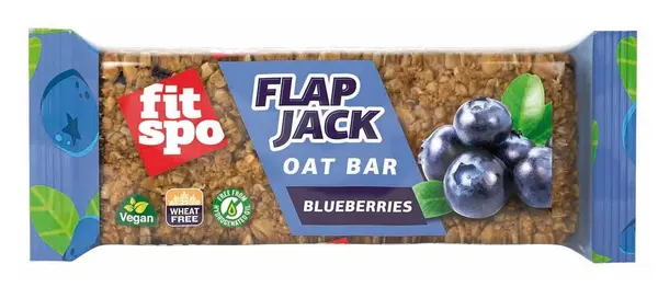 Flapjack, afine, 80 g, FitSpo