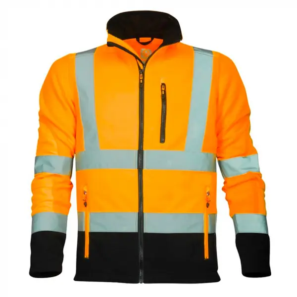 Fleece de lucru portocaliu reflectorizant, Ardon SIGNAL XXL, PORTOCALIU FLUO