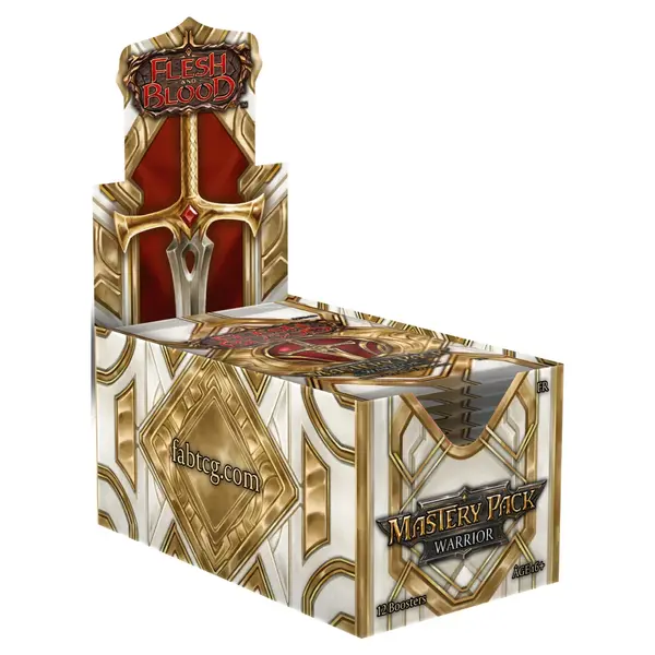 Flesh and Blood TCG - Mastery Pack Warrior Booster Display (12 Boosters)