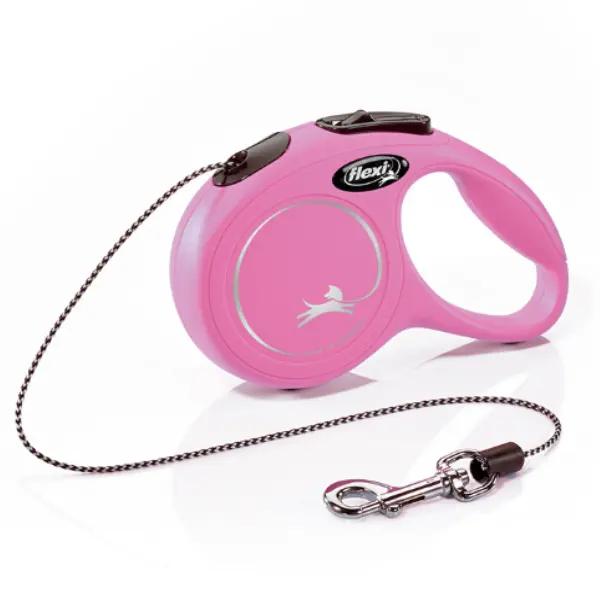 Flexi Lesa New Classic Cord S 5 m Roz