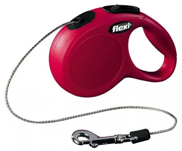 FLEXI Lesă retractabilă NEW CLASSIC, cu fir rotund