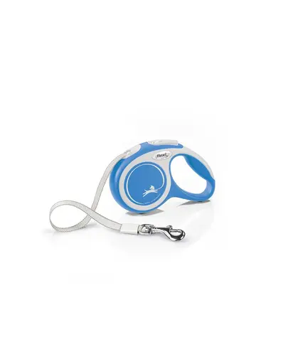 FLEXI New Comfort lesa automata cu banda pentru caini, albastru, marimea XS, 3 m