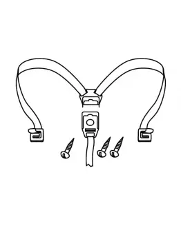 Flexible strap SHAD D1B36CGR for SH35 SH36