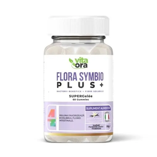 Flora Symbio Plus - Probiotice, 60 jeleuri, Vita Ora