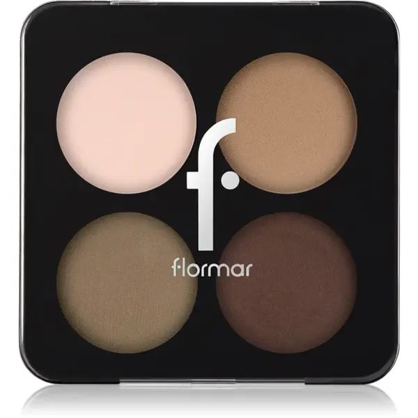 flormar Color Eyeshadow Palette paletă cu farduri de ochi culoare 004 Swiss Chocolate 6 g