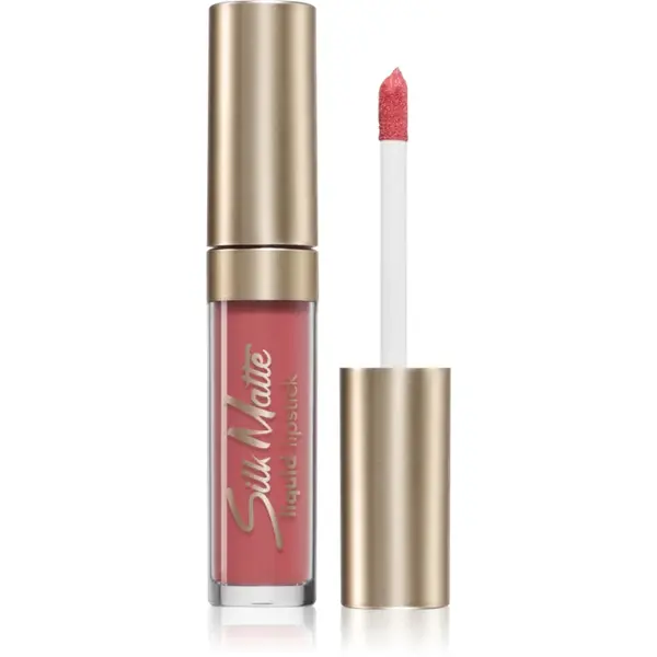 flormar Silk Matte ruj de buze lichid, mat și de lungă durată culoare 002 Fall Rose 4,5 ml