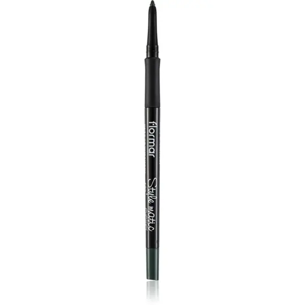 flormar Style Matic Eyeliner creion dermatograf waterproof culoare S08 Serious Green 0.35 g