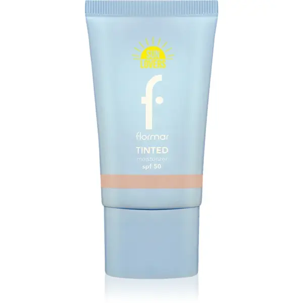 flormar Sun Lovers Tinted Moisturizer SPF 50 crema hidratanta si tonifianta SPF 50 Golden Beige 30 ml