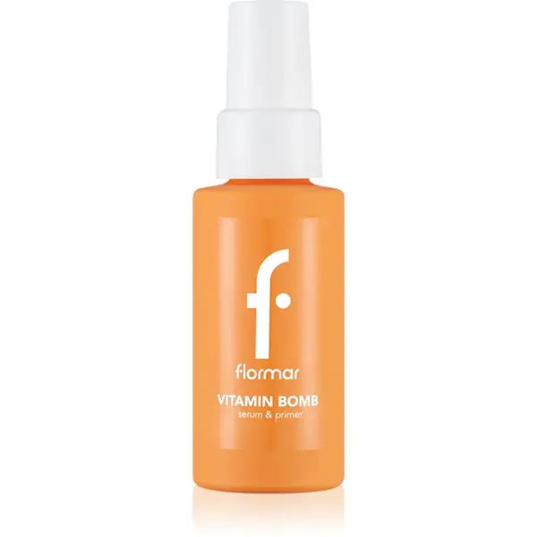 flormar Vitamin Bomb Serum&Primer ser cu efect iluminator cu vitamine B, C, E 30 ml