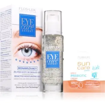 FlosLek Laboratorium Eye Care Gel hidratant bioactiv pentru jurul ochilor și buzelor