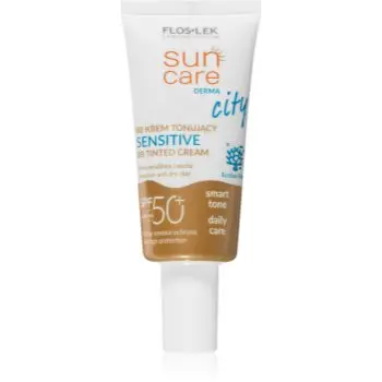 FlosLek Laboratorium Sun Care Derma City BB crema BB cu protectie ridicata si filtru UV pentru piele sensibilă