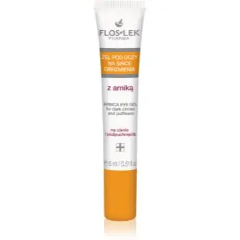 FlosLek Pharma Eye Care gel de ochi cu arnică împotriva ridurilor și a cearcănelor întunecate