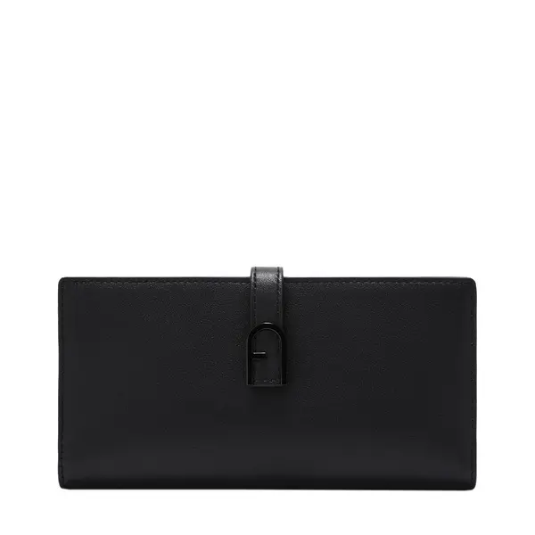 Flow continental wallet nero