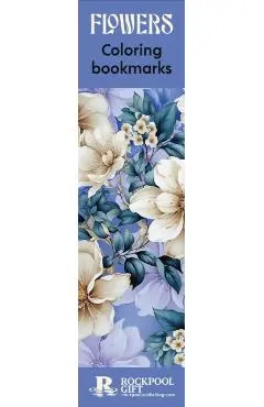 Flowers Coloring Bookmarks - Rockpool Publishing