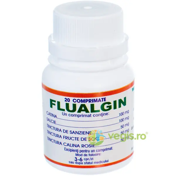 Flualgin (Antigripal, Antiinflamator) 20cpr