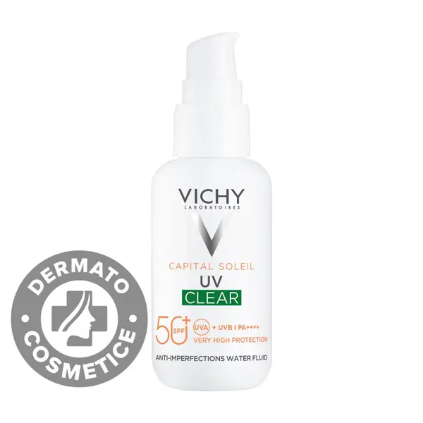 Fluid apos anti-imperfectiuni cu SPF50+ Capital Soleil UV CLEAR, 40ml, Vichy