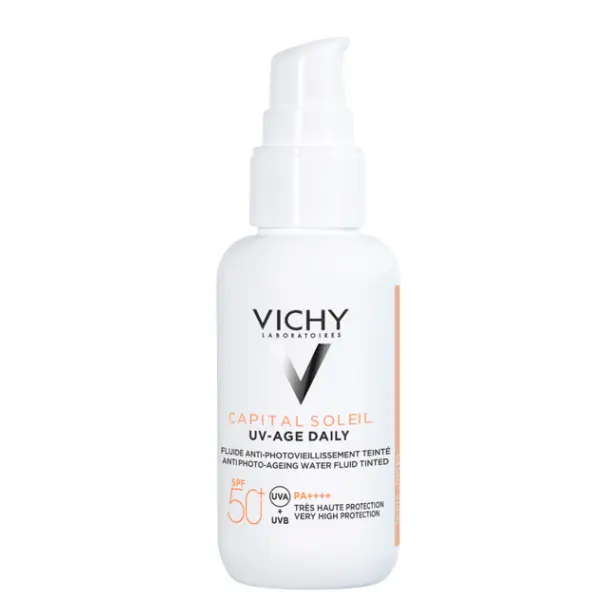 Fluid colorat UV-AGE DAILY SPF 50 anti-imbatranire, Capital Soleil, Vichy | 40 ml
