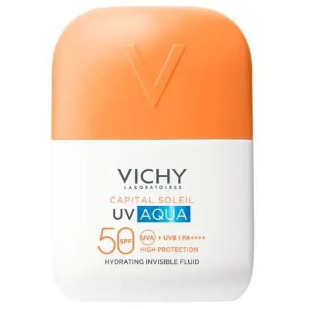 Fluid Hidratant Invizibil cu Protectie Solara SPF 50 Capital Soleil UV Aqua, 50 ml – Vichy