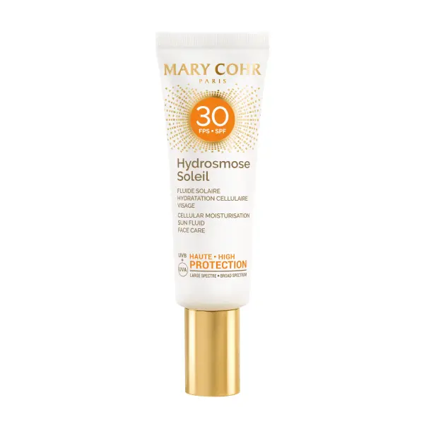 Fluid protectie solara pentru ten Mary Cohr Hydrosmose Soleil Fluide Solaire Visage SPF30 30ml