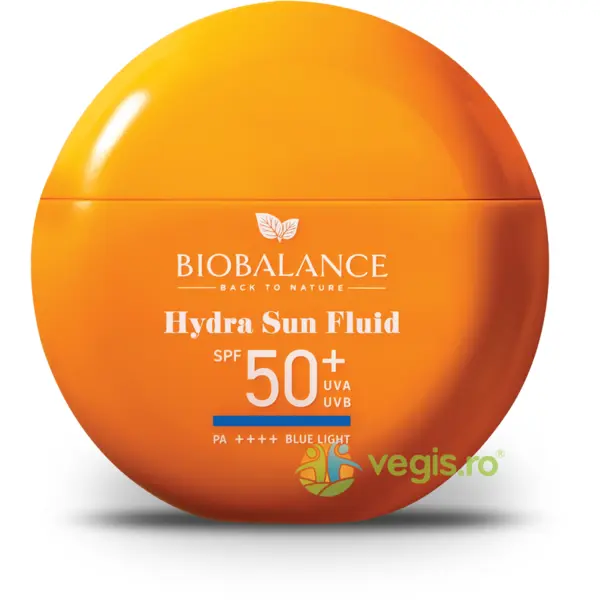 Fluid Protectie Solara SPF50+ UVA + UVB, PA++++ Blue Light Hydra Sun 40ml