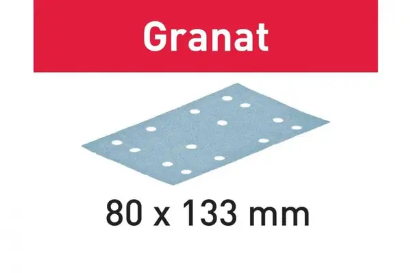 Foaie abraziva STF 80x133 P80 GR/10 Granat