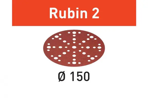 Foaie abraziva STF D150/48 P180 RU2/10 Rubin 2